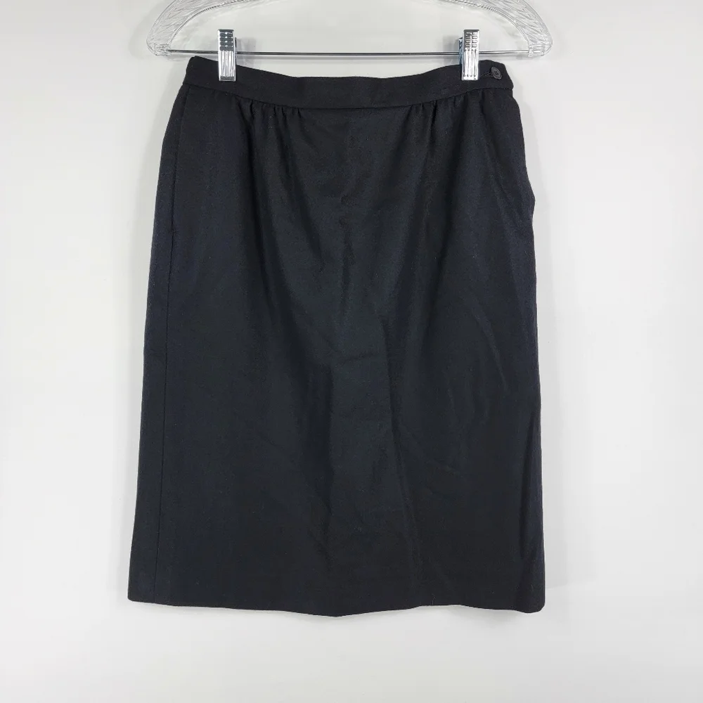 Pendleton Petites Black Pencil Skirt‎ Sz 8